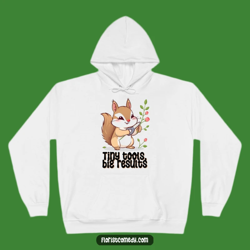 Cozy Funny Squirrel Hoodie: Garden Vibes for Chilly Days